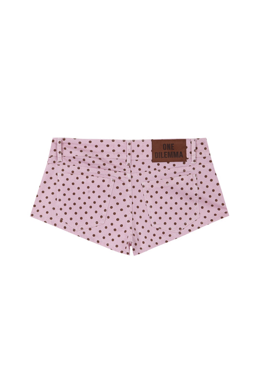 Mini-short polka dots