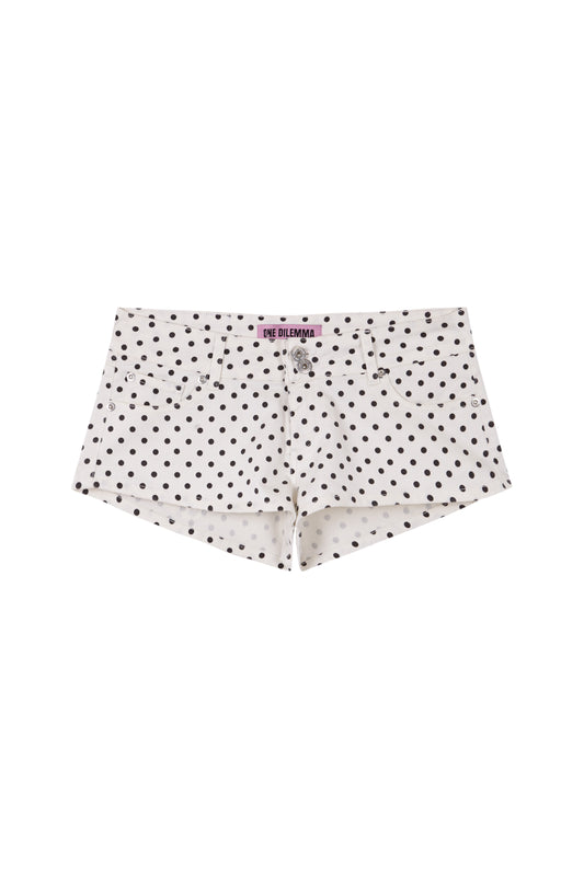Mini-short polka dots