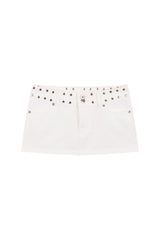 Mini-skirt pink print stars