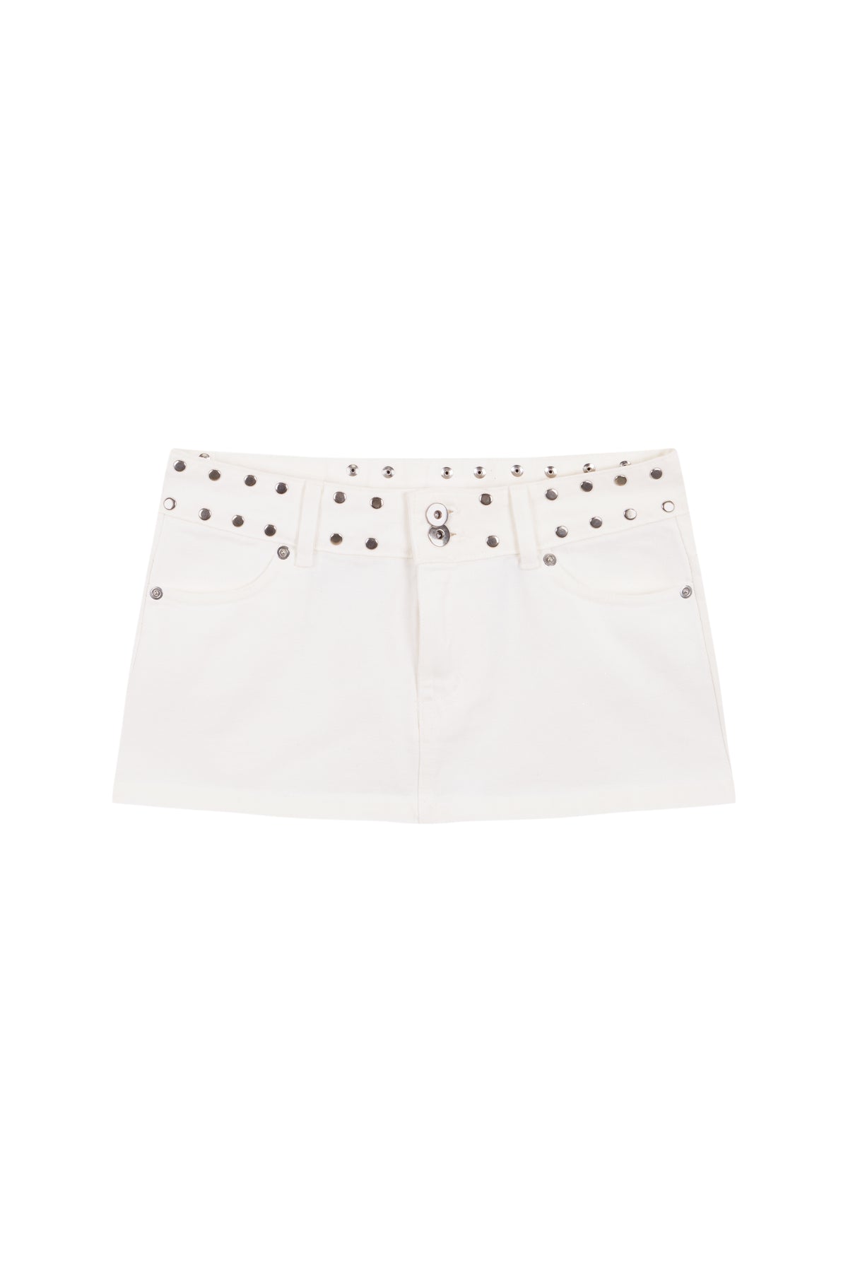 Mini-skirt gold sequins