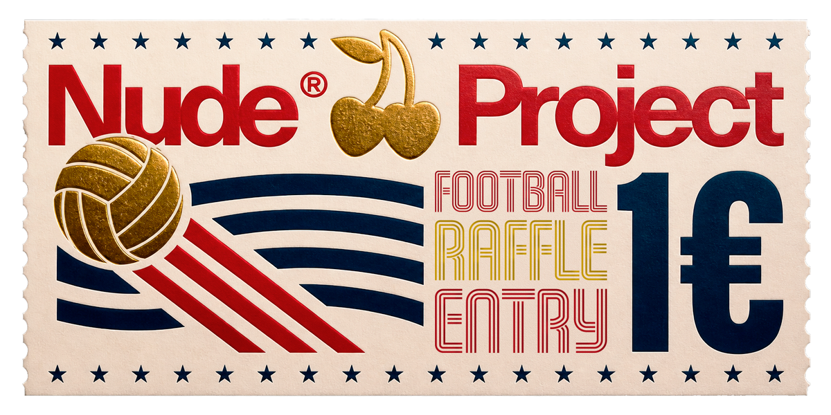 Football raffle ticket